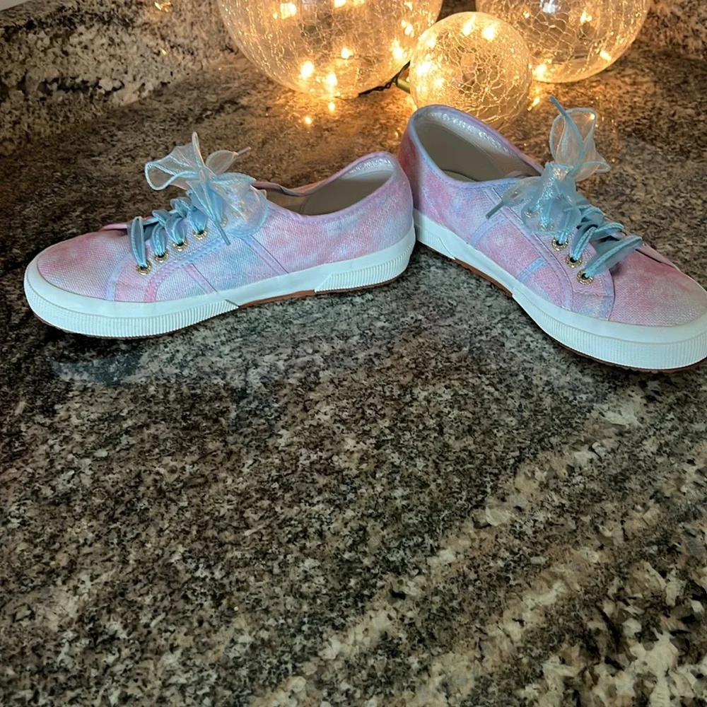 LoveShackFancy x Superga Cotton Candy Sneakers - Picture 11 of 13